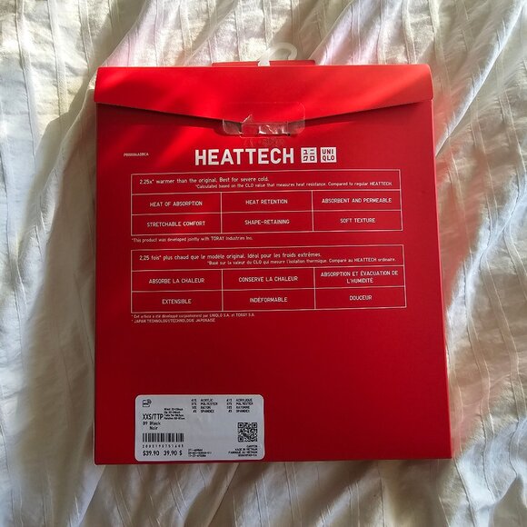 Uniqlo Heattech Ultra Warm Leggings - 2024 - Black - Sz XXS - Picture 2 of 11
